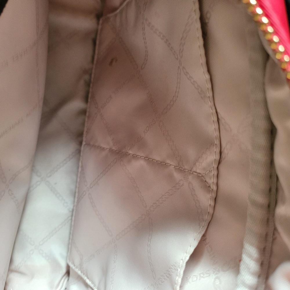 Michael Kors Red and Black Shoulder Bag - Picture 7 of 7